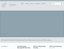 Tablet Screenshot of lecoursdesign.com